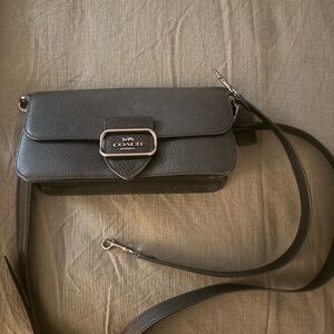 Coach black Leather Crossbody Bag